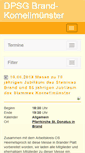 Mobile Screenshot of dpsg-brand.de